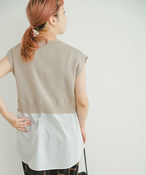 URBAN RESEARCH ITEMS / アーバンリサーチ アイテムズ ニット・セーター | ミラノリブフレンチレイヤードニット | 詳細27