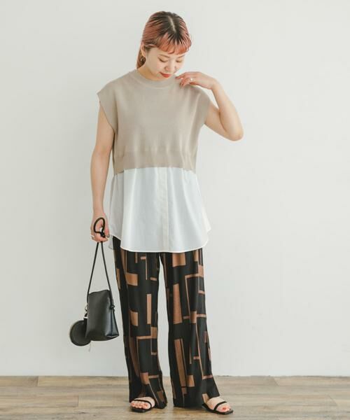 URBAN RESEARCH ITEMS / アーバンリサーチ アイテムズ ニット・セーター | ミラノリブフレンチレイヤードニット | 詳細28