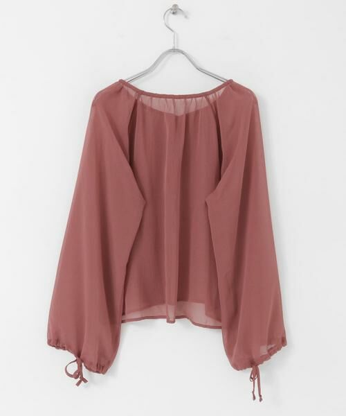 URBAN RESEARCH ITEMS / アーバンリサーチ アイテムズ シャツ・ブラウス | シアーストライプギャザーブラウス | 詳細15