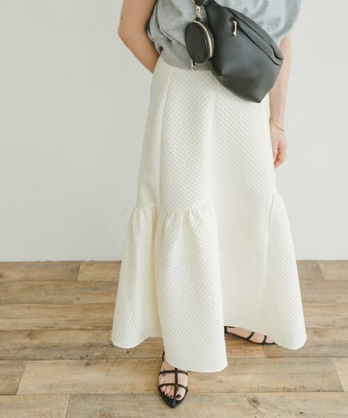 URBAN RESEARCH ITEMS / アーバンリサーチ アイテムズ スカート | フクレジャガードティアードスカート | 詳細1