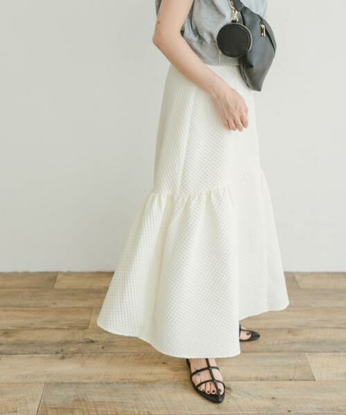 URBAN RESEARCH ITEMS / アーバンリサーチ アイテムズ スカート | フクレジャガードティアードスカート | 詳細2