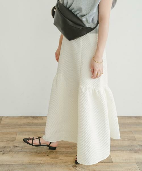 URBAN RESEARCH ITEMS / アーバンリサーチ アイテムズ スカート | フクレジャガードティアードスカート | 詳細4