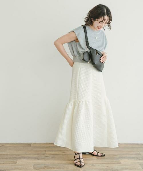 URBAN RESEARCH ITEMS / アーバンリサーチ アイテムズ スカート | フクレジャガードティアードスカート | 詳細5