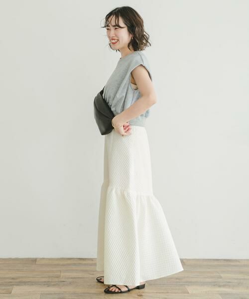 URBAN RESEARCH ITEMS / アーバンリサーチ アイテムズ スカート | フクレジャガードティアードスカート | 詳細6