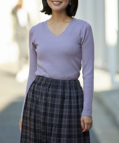 URBAN RESEARCH ITEMS / アーバンリサーチ アイテムズ ニット・セーター | 『洗濯可』モチモチVネックニット | 詳細9