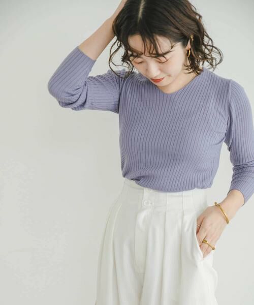 URBAN RESEARCH ITEMS / アーバンリサーチ アイテムズ ニット・セーター | 『洗濯可』モチモチVネックニット | 詳細12