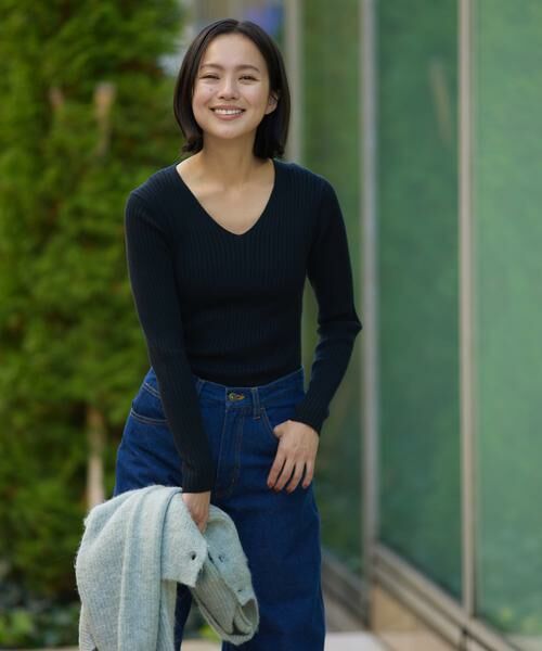 URBAN RESEARCH ITEMS / アーバンリサーチ アイテムズ ニット・セーター | 『洗濯可』モチモチVネックニット | 詳細26