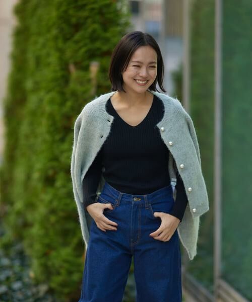 URBAN RESEARCH ITEMS / アーバンリサーチ アイテムズ ニット・セーター | 『洗濯可』モチモチVネックニット | 詳細27