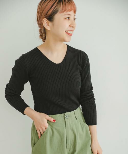 URBAN RESEARCH ITEMS / アーバンリサーチ アイテムズ ニット・セーター | 『洗濯可』モチモチVネックニット | 詳細29
