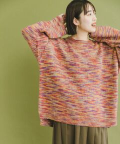 URBAN RESEARCH ITEMS / アーバンリサーチ アイテムズ ニット・セーター | 『ユニセックス』カラーメランジクルーネックニット