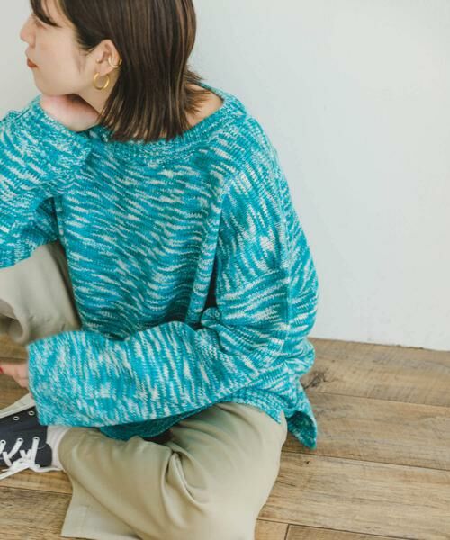 URBAN RESEARCH ITEMS / アーバンリサーチ アイテムズ ニット・セーター | 『ユニセックス』カラーメランジクルーネックニット | 詳細6