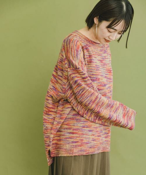 URBAN RESEARCH ITEMS / アーバンリサーチ アイテムズ ニット・セーター | 『ユニセックス』カラーメランジクルーネックニット | 詳細9