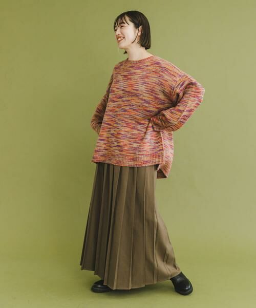 URBAN RESEARCH ITEMS / アーバンリサーチ アイテムズ ニット・セーター | 『ユニセックス』カラーメランジクルーネックニット | 詳細11