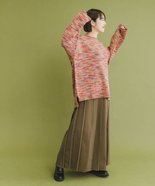 URBAN RESEARCH ITEMS / アーバンリサーチ アイテムズ ニット・セーター | 『ユニセックス』カラーメランジクルーネックニット | 詳細12