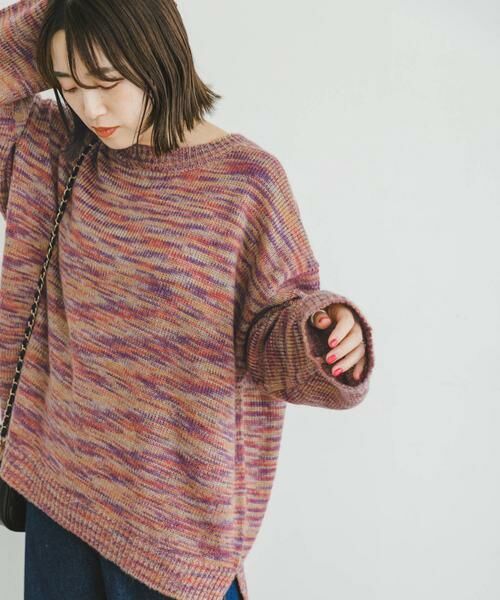 URBAN RESEARCH ITEMS / アーバンリサーチ アイテムズ ニット・セーター | 『ユニセックス』カラーメランジクルーネックニット | 詳細13