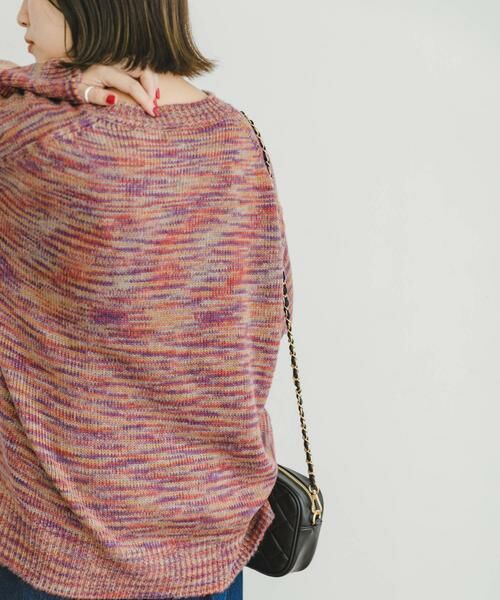 URBAN RESEARCH ITEMS / アーバンリサーチ アイテムズ ニット・セーター | 『ユニセックス』カラーメランジクルーネックニット | 詳細14