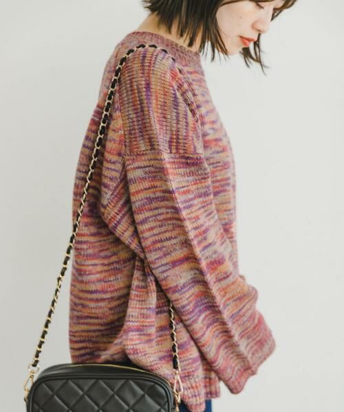 URBAN RESEARCH ITEMS / アーバンリサーチ アイテムズ ニット・セーター | 『ユニセックス』カラーメランジクルーネックニット | 詳細15