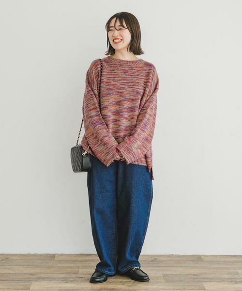 URBAN RESEARCH ITEMS / アーバンリサーチ アイテムズ ニット・セーター | 『ユニセックス』カラーメランジクルーネックニット | 詳細16