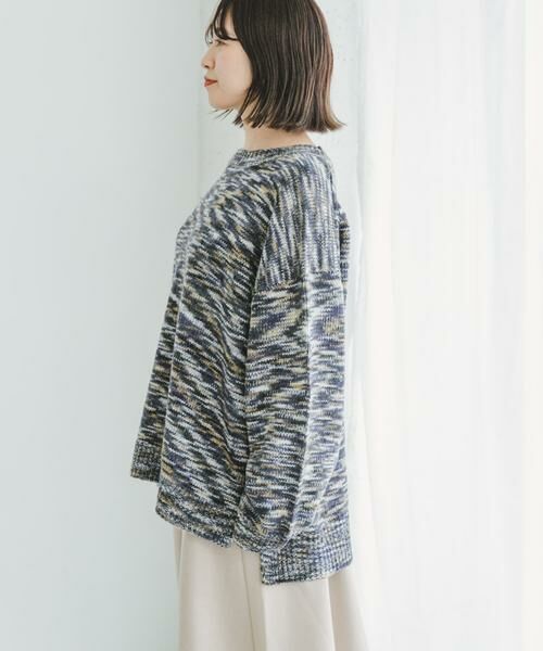 URBAN RESEARCH ITEMS / アーバンリサーチ アイテムズ ニット・セーター | 『ユニセックス』カラーメランジクルーネックニット | 詳細30