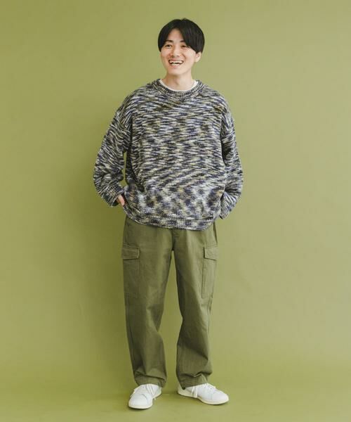 URBAN RESEARCH ITEMS / アーバンリサーチ アイテムズ ニット・セーター | 『ユニセックス』カラーメランジクルーネックニット | 詳細22