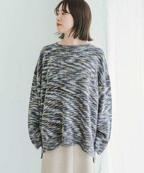 URBAN RESEARCH ITEMS / アーバンリサーチ アイテムズ ニット・セーター | 『ユニセックス』カラーメランジクルーネックニット | 詳細29