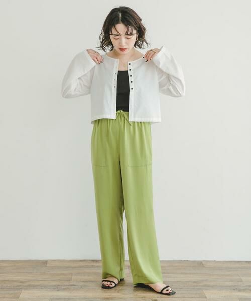 URBAN RESEARCH ITEMS / アーバンリサーチ アイテムズ シャツ・ブラウス | クロップドロングスリーブシャツ | 詳細9