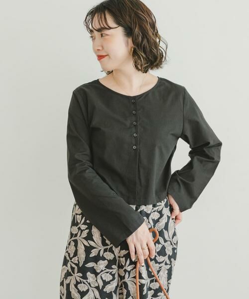 URBAN RESEARCH ITEMS / アーバンリサーチ アイテムズ シャツ・ブラウス | クロップドロングスリーブシャツ | 詳細20