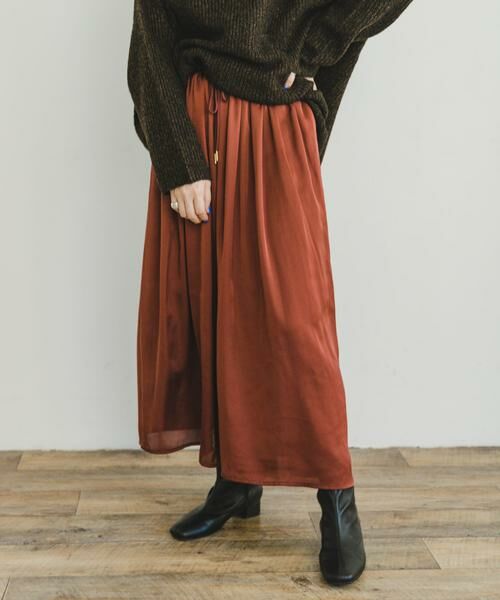URBAN RESEARCH ITEMS / アーバンリサーチ アイテムズ その他パンツ | サテンイージーガウチョパンツ | 詳細1