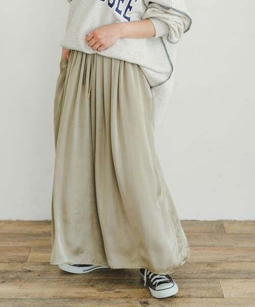 URBAN RESEARCH ITEMS / アーバンリサーチ アイテムズ その他パンツ | サテンイージーガウチョパンツ | 詳細21