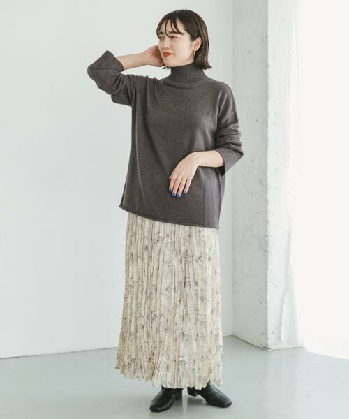 URBAN RESEARCH ITEMS / アーバンリサーチ アイテムズ スカート | フラワープリントプリーツスカート | 詳細2