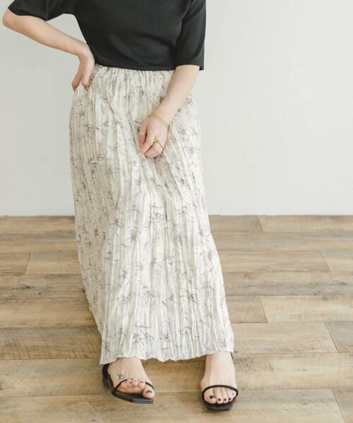 URBAN RESEARCH ITEMS / アーバンリサーチ アイテムズ スカート | フラワープリントプリーツスカート | 詳細6