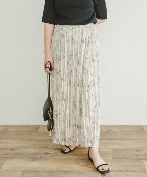 URBAN RESEARCH ITEMS / アーバンリサーチ アイテムズ スカート | フラワープリントプリーツスカート | 詳細7