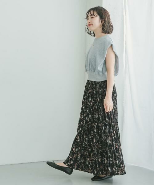 URBAN RESEARCH ITEMS / アーバンリサーチ アイテムズ スカート | フラワープリントプリーツスカート | 詳細24