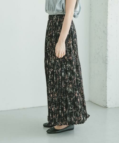 URBAN RESEARCH ITEMS / アーバンリサーチ アイテムズ スカート | フラワープリントプリーツスカート | 詳細27