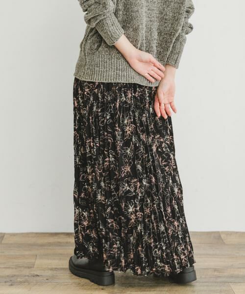 URBAN RESEARCH ITEMS / アーバンリサーチ アイテムズ スカート | フラワープリントプリーツスカート | 詳細16