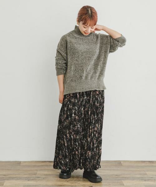 URBAN RESEARCH ITEMS / アーバンリサーチ アイテムズ スカート | フラワープリントプリーツスカート | 詳細17