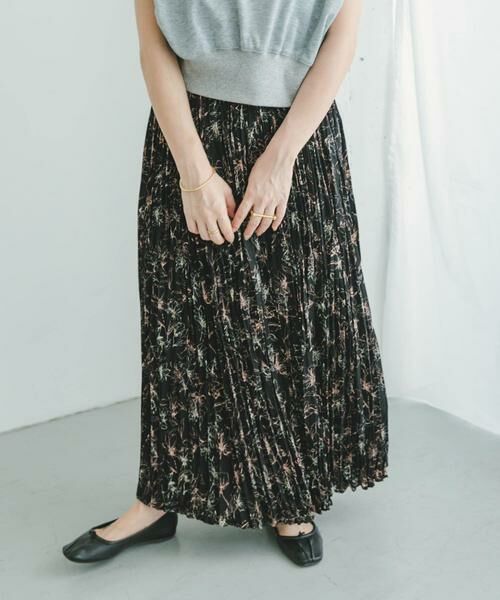 URBAN RESEARCH ITEMS / アーバンリサーチ アイテムズ スカート | フラワープリントプリーツスカート | 詳細19