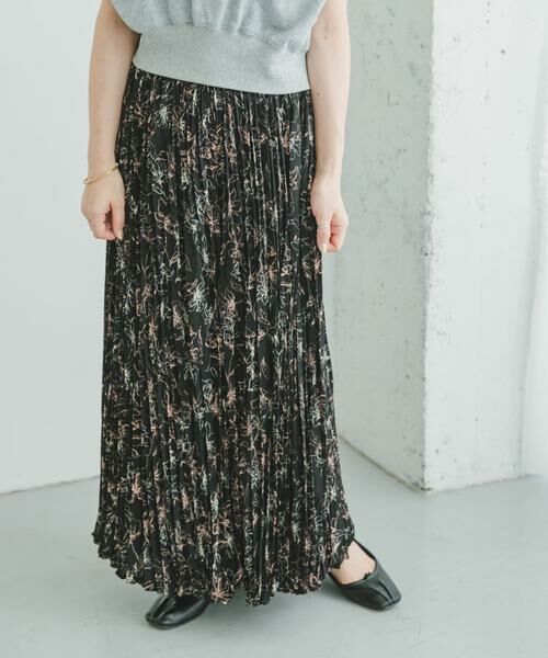 URBAN RESEARCH ITEMS / アーバンリサーチ アイテムズ スカート | フラワープリントプリーツスカート | 詳細20