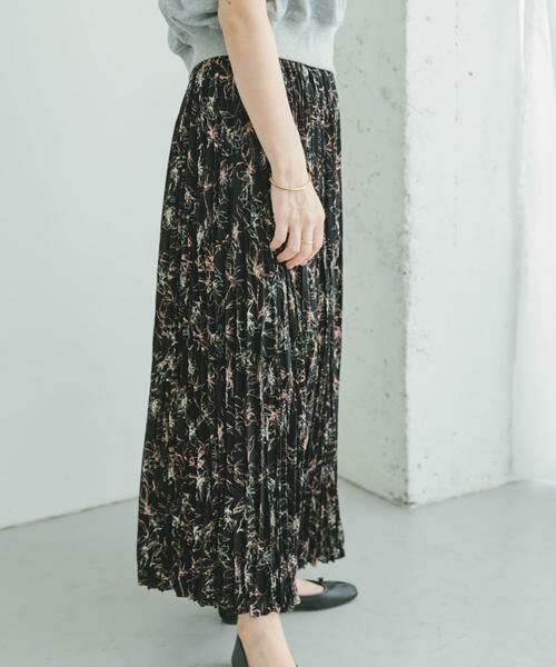 URBAN RESEARCH ITEMS / アーバンリサーチ アイテムズ スカート | フラワープリントプリーツスカート | 詳細21
