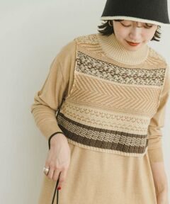 URBAN RESEARCH ITEMS / アーバンリサーチ アイテムズ ワンピース | ガラベストセットニットワンピース