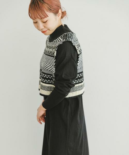 URBAN RESEARCH ITEMS / アーバンリサーチ アイテムズ ワンピース | ガラベストセットニットワンピース | 詳細1