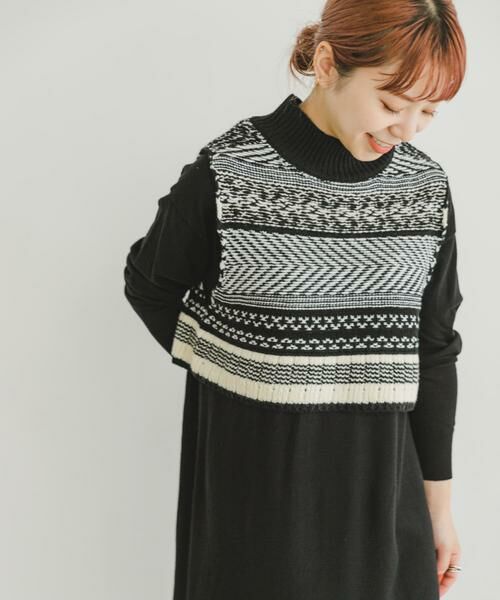 URBAN RESEARCH ITEMS / アーバンリサーチ アイテムズ ワンピース | ガラベストセットニットワンピース | 詳細2