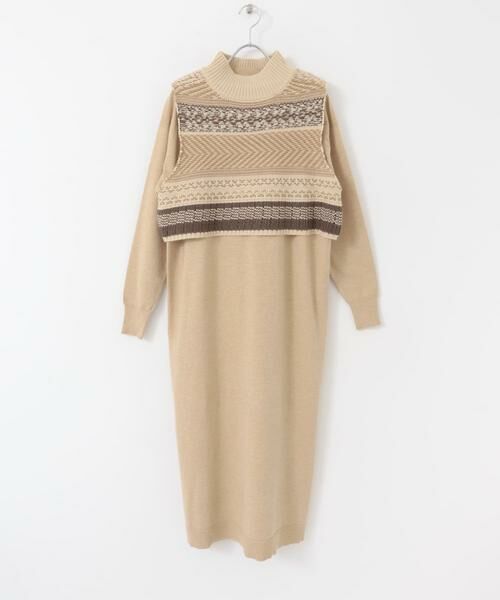 URBAN RESEARCH ITEMS / アーバンリサーチ アイテムズ ワンピース | ガラベストセットニットワンピース | 詳細17
