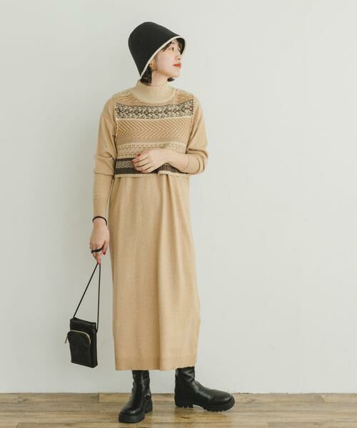 URBAN RESEARCH ITEMS / アーバンリサーチ アイテムズ ワンピース | ガラベストセットニットワンピース | 詳細9