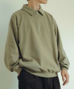 URBAN RESEARCH ITEMS / アーバンリサーチ アイテムズ スウェット | ハーフジップ スウェットプルオーバー