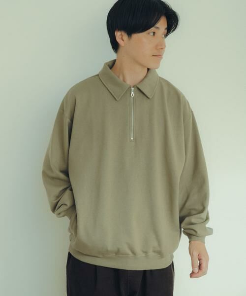 URBAN RESEARCH ITEMS / アーバンリサーチ アイテムズ スウェット | ハーフジップ スウェットプルオーバー | 詳細3