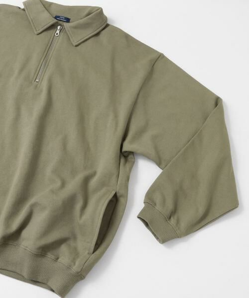 URBAN RESEARCH ITEMS / アーバンリサーチ アイテムズ スウェット | ハーフジップ スウェットプルオーバー | 詳細9