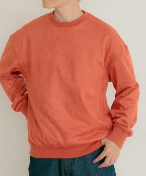 URBAN RESEARCH ITEMS / アーバンリサーチ アイテムズ その他トップス | 裏フリースフェイクスウェード プルオーバー(レッド)