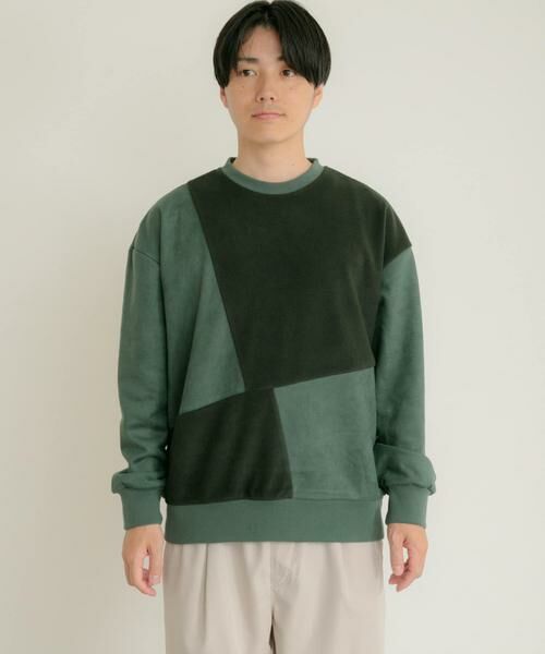 URBAN RESEARCH ITEMS / アーバンリサーチ アイテムズ その他トップス | 『静電気防止』裏フリースフェイクスウェード クレイジープルオーバー | 詳細4