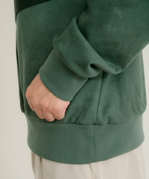 URBAN RESEARCH ITEMS / アーバンリサーチ アイテムズ その他トップス | 『静電気防止』裏フリースフェイクスウェード クレイジープルオーバー | 詳細9